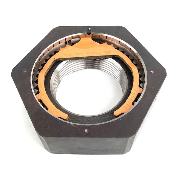 Stemco Nut, Spindle, Axle, Front, 1-3/4-12 Thread Size, 3 In.-6 Point Otc No. 1906 Tool Socket 448-4865 - main